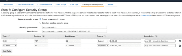 ec2 Instance security